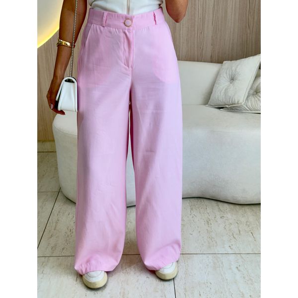CALÇA PANTALONA ALANA ROSA