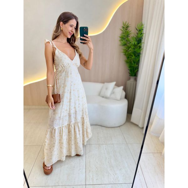 VESTIDO LONGO FRAN NUDE