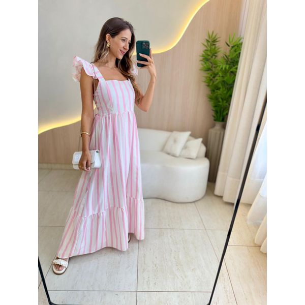 VESTIDO MIDI MIRELA ROSA