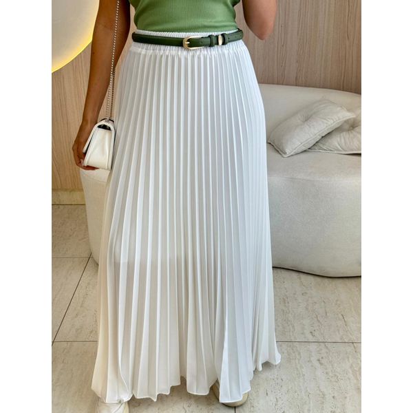 SAIA LONGUETE PLISSADA OFF