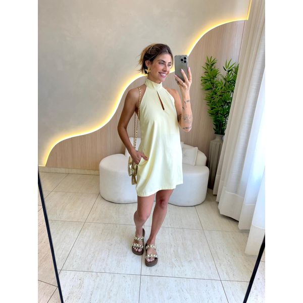 VESTIDO CURTO SUZY AMARELO