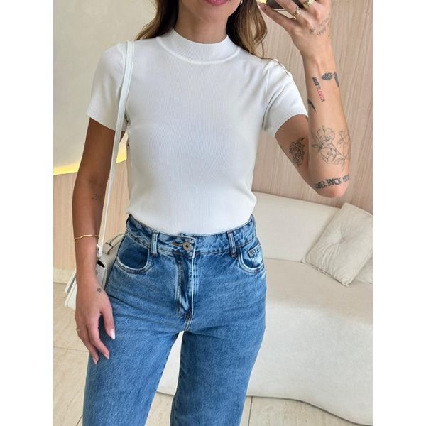 BLUSA MANGA CURTA MARGARIDA OFF