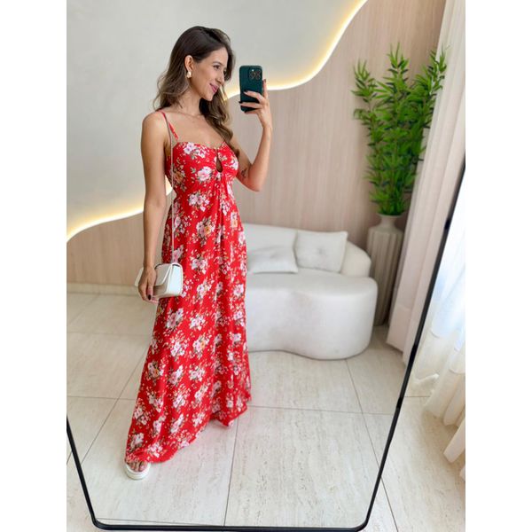 VESTIDO LONGO VITORIA VERMELHO