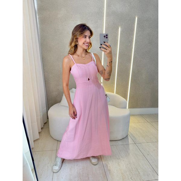 VESTIDO MIDI MIRIAN ROSA