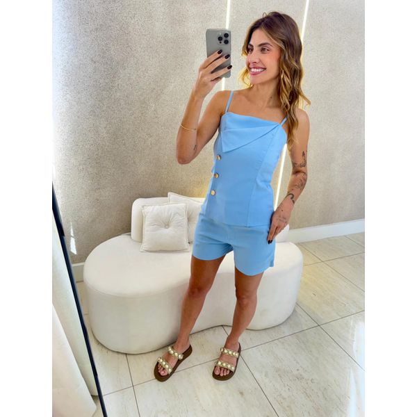 CONJUNTO SHORT ELEONORA AZUL
