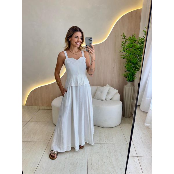 VESTIDO MIDI ISIS BRANCO