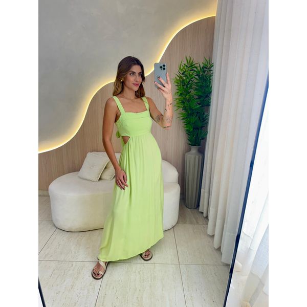 VESTIDO MIDI CAROLAYNE VERDE LIMA