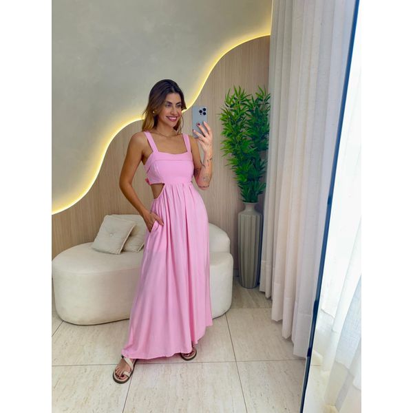 VESTIDO MIDI CAROLAYNE ROSA