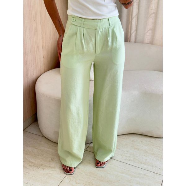 CALÇA PANTALONA SUELLEN VERDE