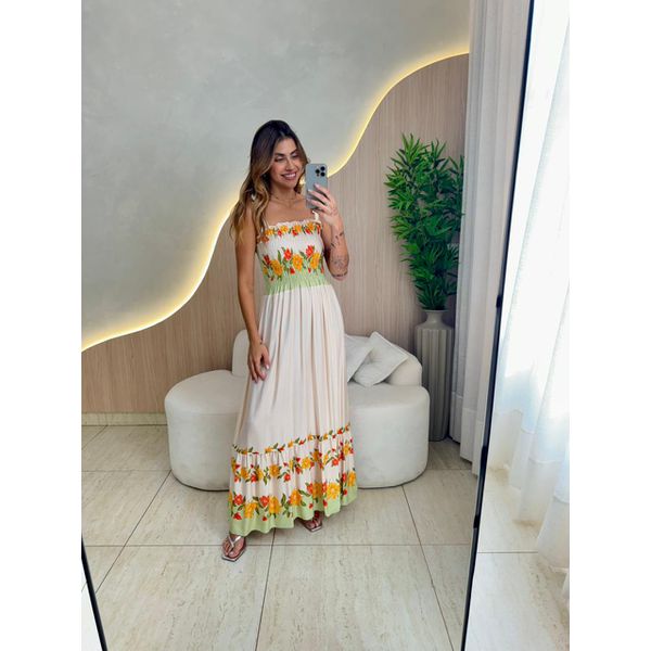 VESTIDO LONGO DAMARIS VERDE