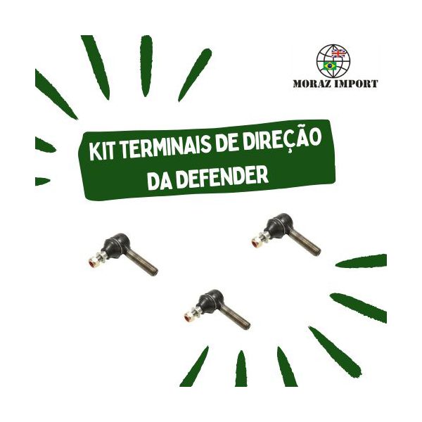 KIT DE TERMINAIS DE DIREÇÃO DA DEFENDER, DISCOVERY 1 E RANGE ROVER CLASSIC
