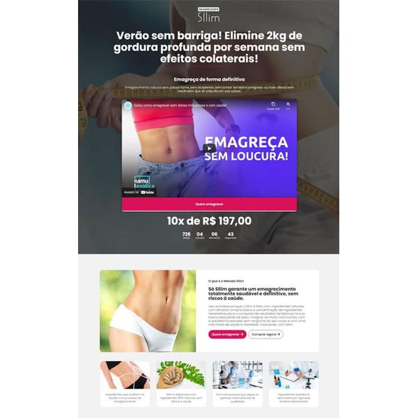 Modelo de landing page para vendas de produtos | Lp04