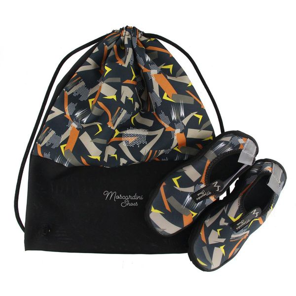 Kit Sapatilha Aquática Náutica Blaqueada Ms Seta Mostarda + Bag