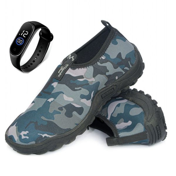 Sapatilha Aquatica Neoprene + Relogio digital Coleção Militar Moscardini Shoes 1