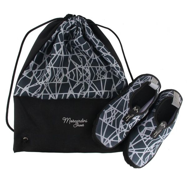 Kit Sapatilha Aquática Náutica Blaqueada Teia Cinza + Bag