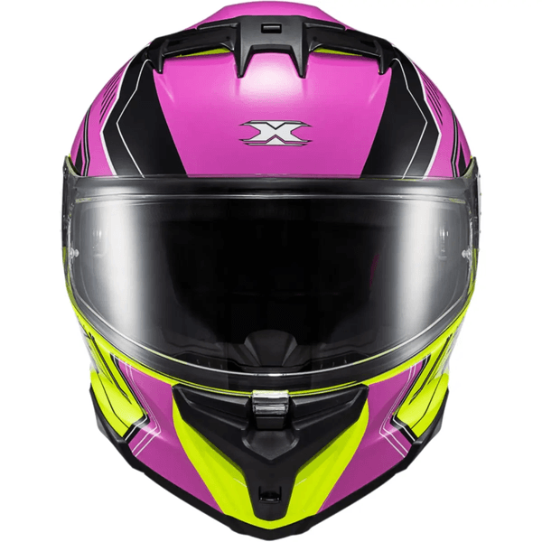 Capacete Texx Kaiman Teaser - Rosa Preto Verde | Moto One