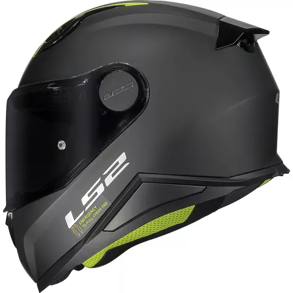Capacete Infantil Ls2 Ff812 Kid Monocolor - Preto Fosco
