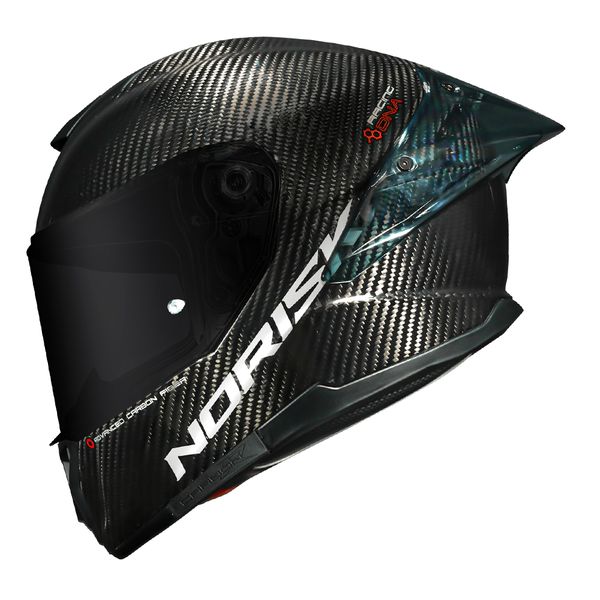 Capacete Norisk Carbon R Monocolor - Solid Carbon