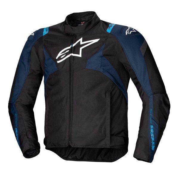 Jaqueta Alpinestars T Jaws V4 WP - Preta/azul Escuro