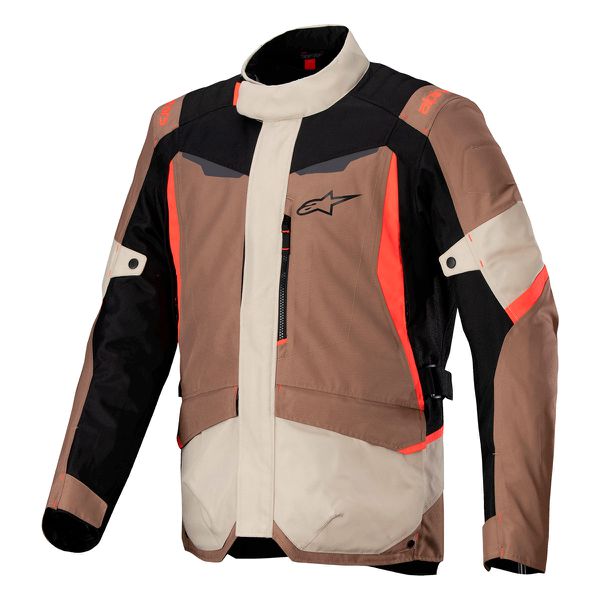Jaqueta Alpinestars ST 1 WP - Caqui Areia Preto Vermelho