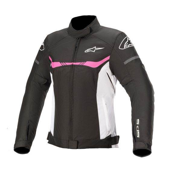 Jaqueta Alpinestars Feminina Stella T SPS WP - Preto Branco Rosa
