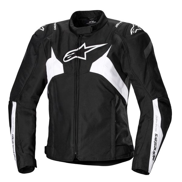 Jaqueta Feminina Alpinestars Feminina Stella T Jaws V4 WP - Preta/branca