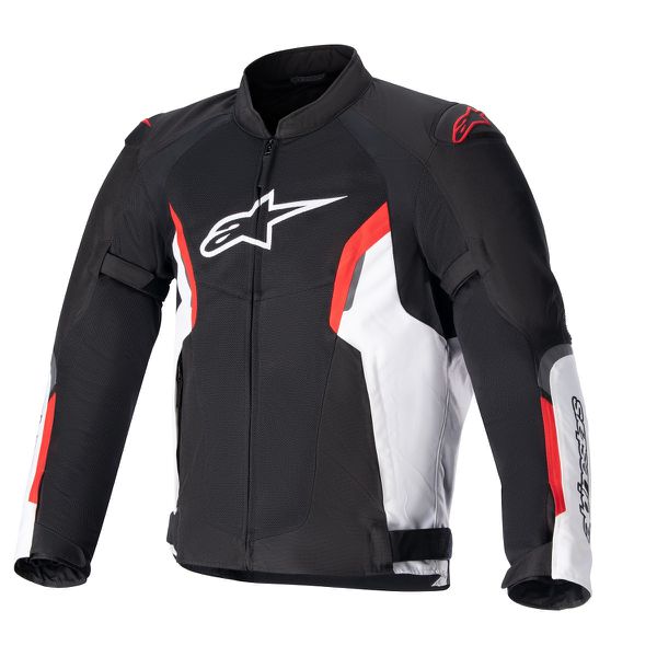 Jaqueta Alpinestars AST V2 Air - Preto Branco Vermelho