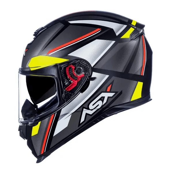 Capacete Asx Eagle SV Explorer - Preto Fosco Grafite Amarelo