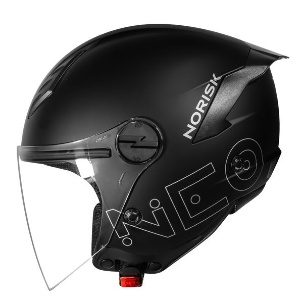 Capacete Norisk Neo (Aberto) Monocolor - Preto Fosco