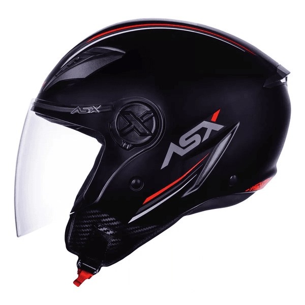 Capacete Asx City Air Solid - Preto Fosco