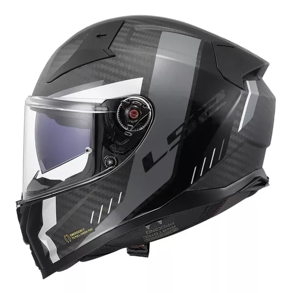 Capacete Ls2 Ff811 Vector II Grid - Preto Fosco/Cinza