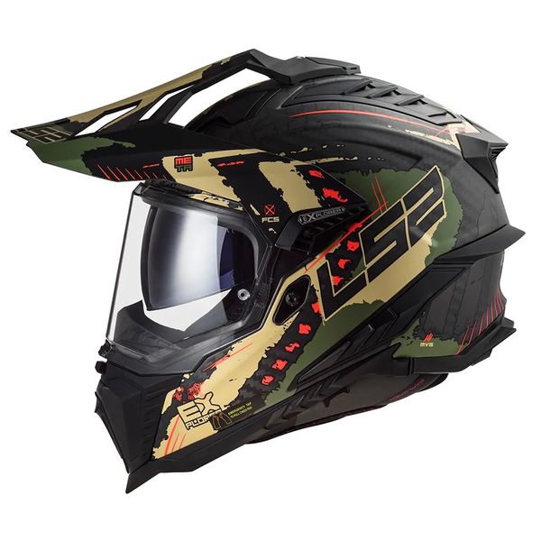 Capacete LS2 MX701 Explorer C Extend - Military
