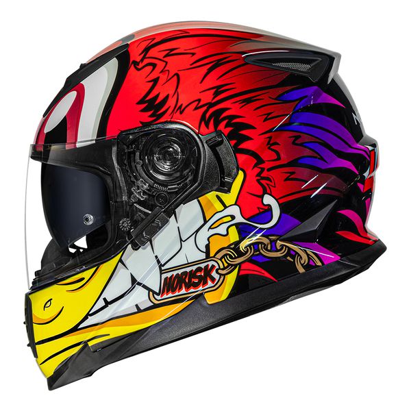 Capacete Norisk Ff302 Loko - Vermelho