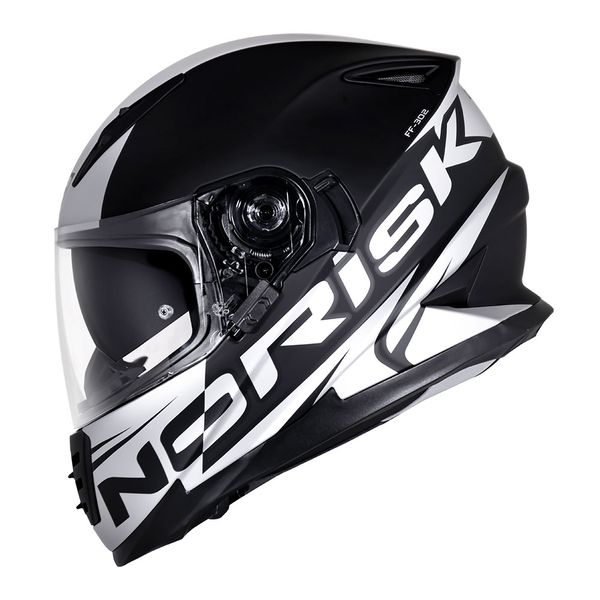 Capacete Norisk Ff302 Soul Manty - Preto Cinza (Viseira Solar)