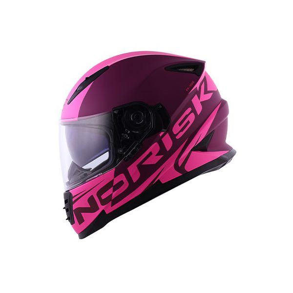 Capacete Norisk Ff302 Soul Manty - Roxo Rosa (Viseira Solar)