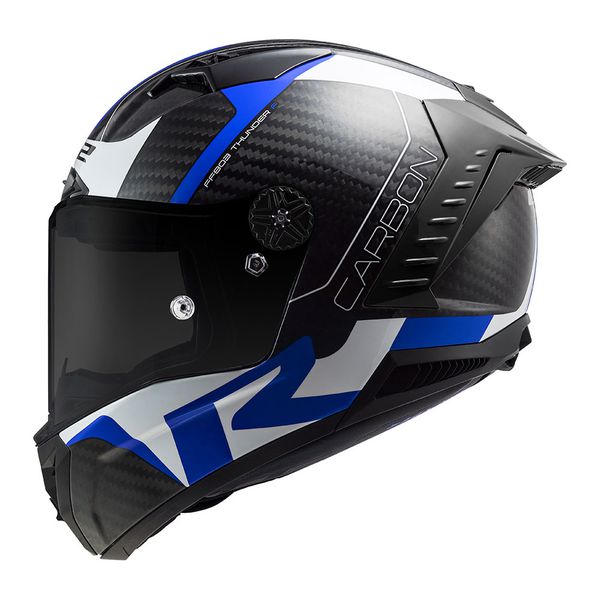 Capacete LS2 FF805 Thunder C Racing 1 - Azul Branco