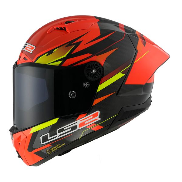 Capacete Ls2 Ff805 Thunder C Gp Fire - Vermelho/Preto