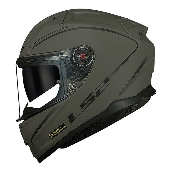 Capacete LS2 FF811 Vector 2 Monocolor - Verde Fosco