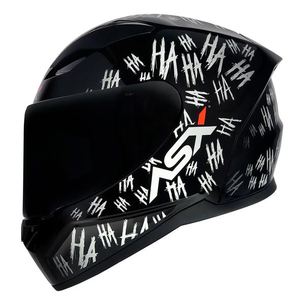 Capacete Asx City Fun - Preto/Branco