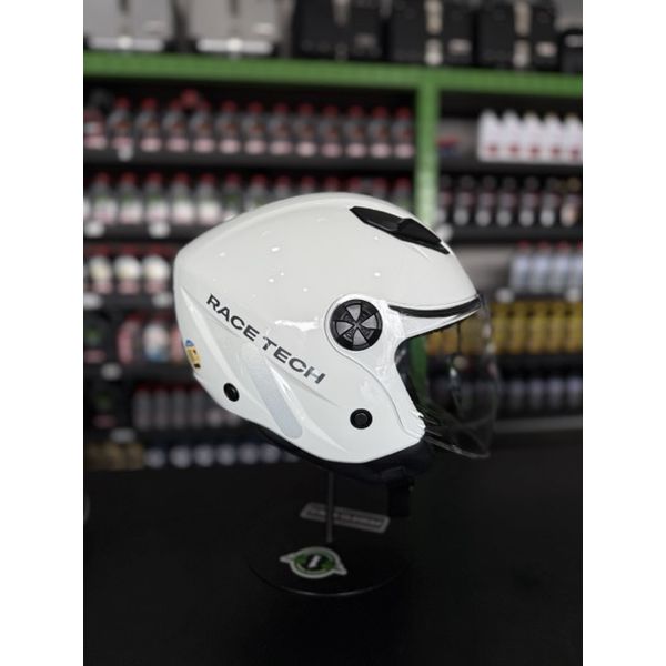 Capacete Race Tech Play Monocolor - Branco