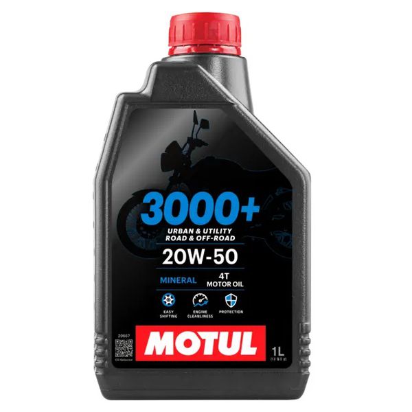 Óleo Mineral Motul 3000 20w50 4t - 1 Litro