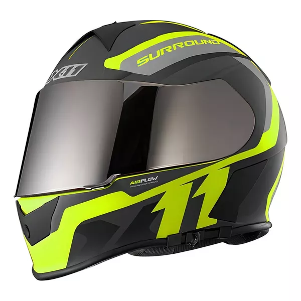 Capacete X11 Revo Pro Surround - Neon