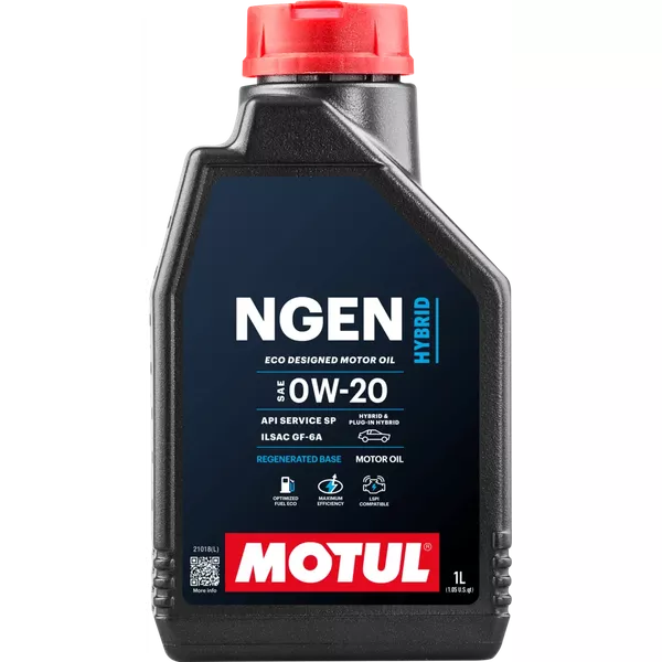 Óleo Motor Motul Ngen Hybrid - 0w20 - 1L