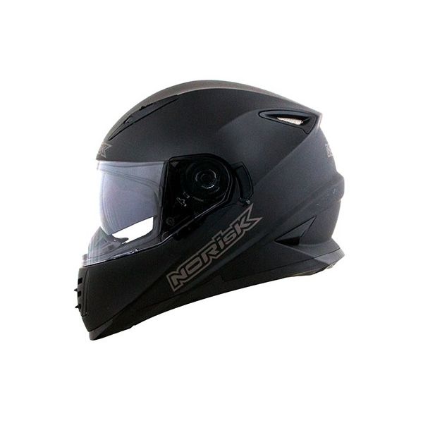 Capacete Norisk Ff302 Soul Monocolor - Preto Fosco (Viseira Solar)