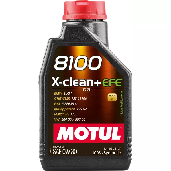 Óleo Motor Motul 8100 X-clean + Efe 0w30 - 1L