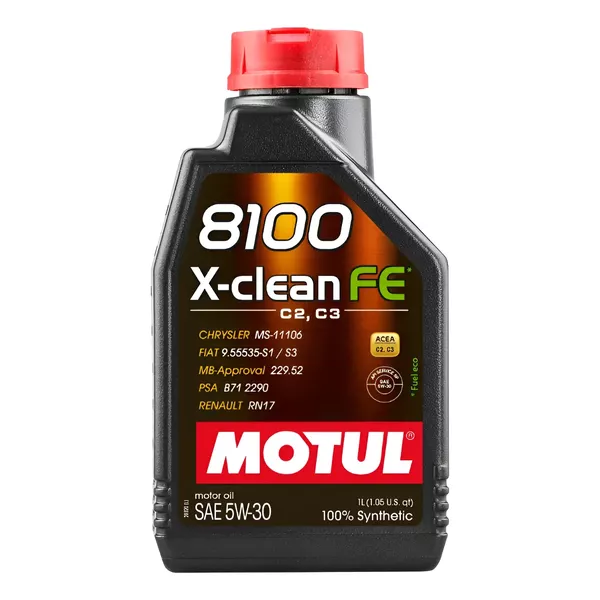 Óleo Motor Motul 8100 X-clean Fe 5w30 - 1L