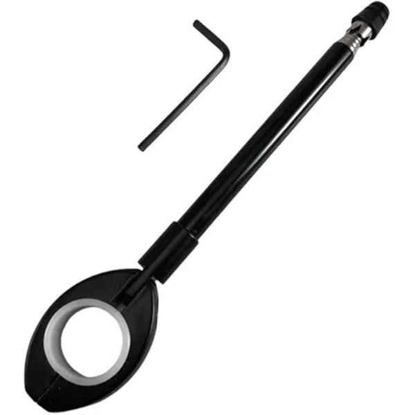 Antena Corta Pipa para Guidão Spencer - 7 Estágios - Preta 