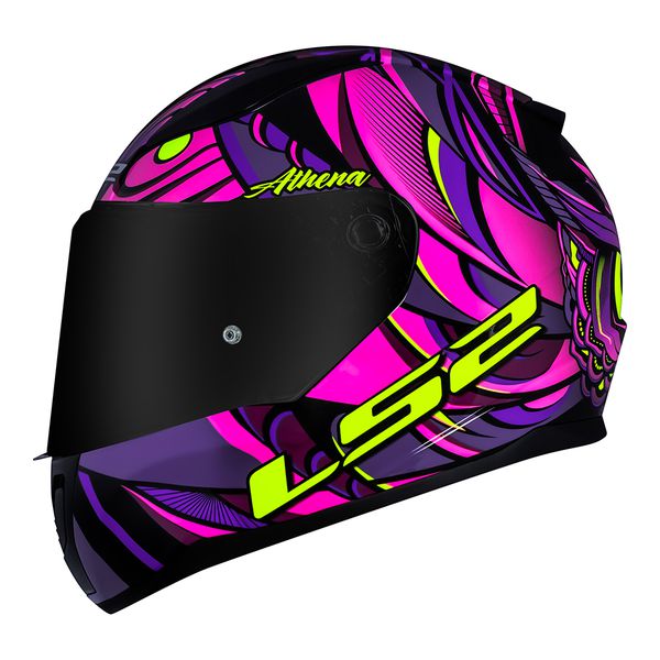 Capacete LS2 FF353 Rapid Athena - Roxo (Coruja)