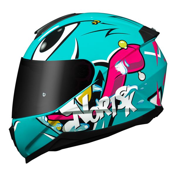 Capacete Norisk FF802 Razor Mad - Azul