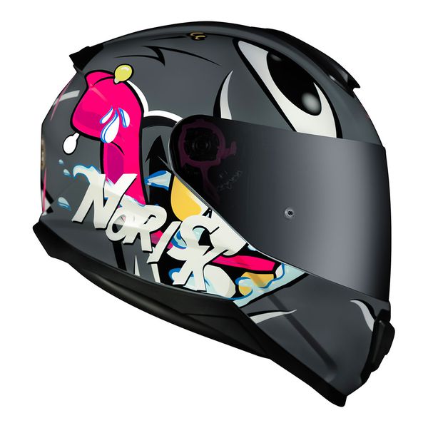 Capacete Norisk FF802 Razor Mad - Cinza | Moto One
